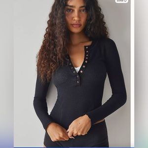 Free People One Of The Girls Henley
